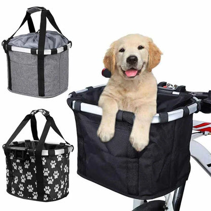 Cesta Frontal para Bicicleta 2 em 1 Transporte seu Pet com Segurança!