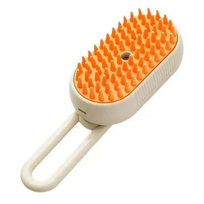 Escova Elétrica para Cães Massageadora, Removedora de Pelos e Vaporizadora