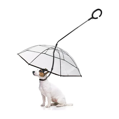 Guarda Chuva com Guia para cães - design ajustável conforto e segurança